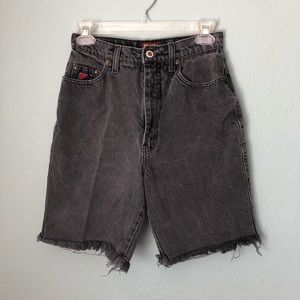 Vintage Faded Glory High Rise Jean Cut Off Shorts